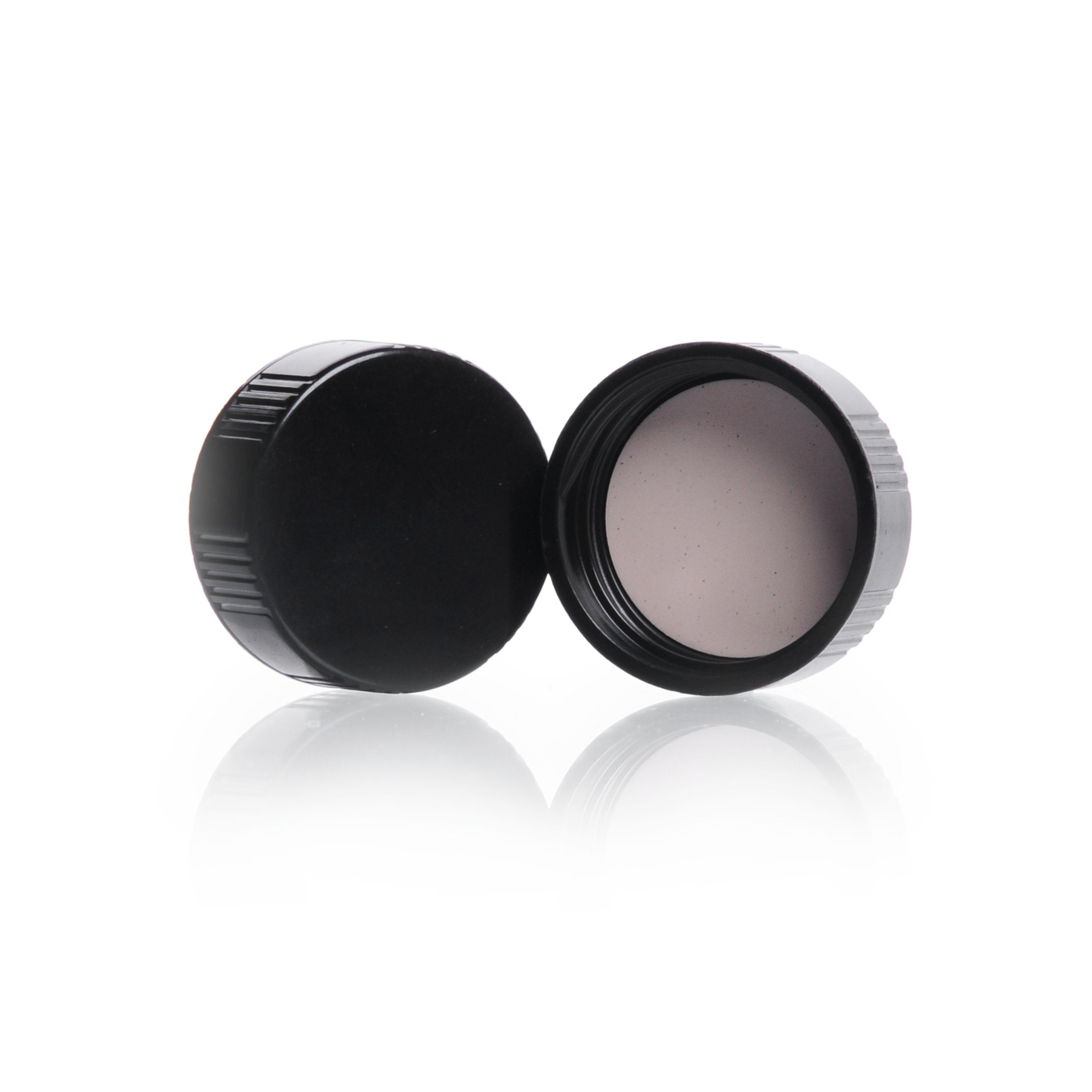 KIMBLE® Black Phenolic Caps with Cemented-In Rubber Liner - Bio Lab Consumables - DWK Life Sciences - MSE Supplies