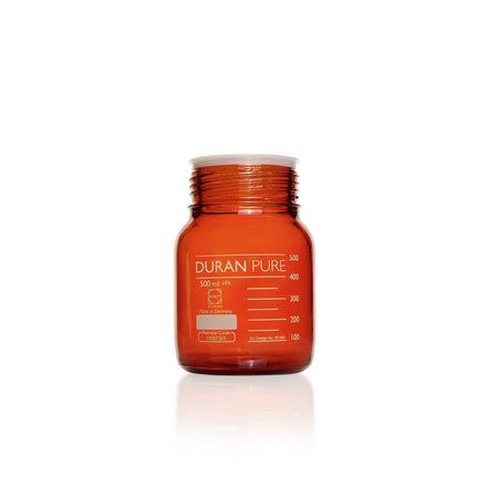 DURAN® PURE GLS 80® Bottle, Wide Mouth, Amber - Bio Lab Consumables - DWK Life Sciences - MSE Supplies