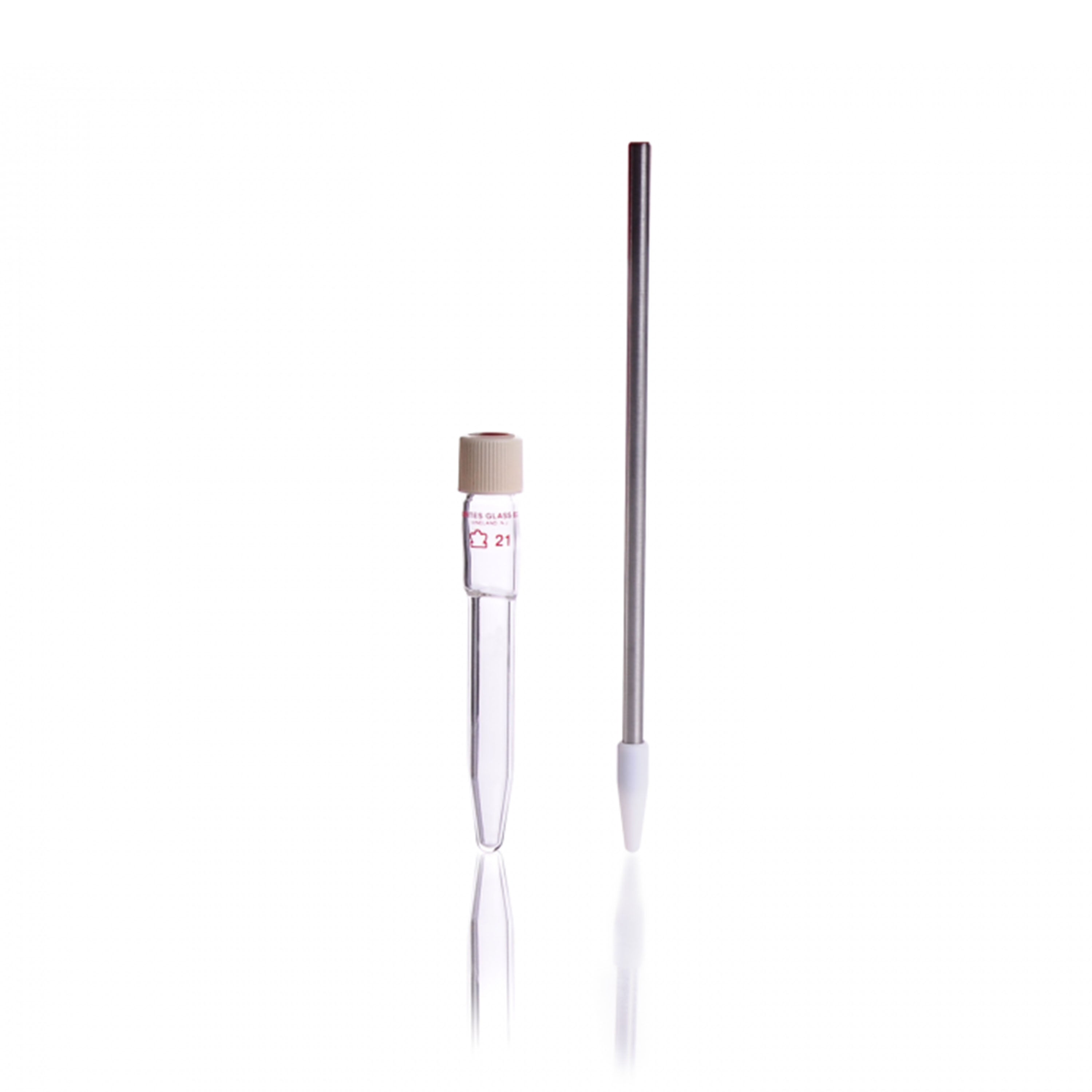 KIMBLE® KONTES® DUALL® Tissue Grinder, with PTFE Pestle, with Threaded Tube and Screw Cap