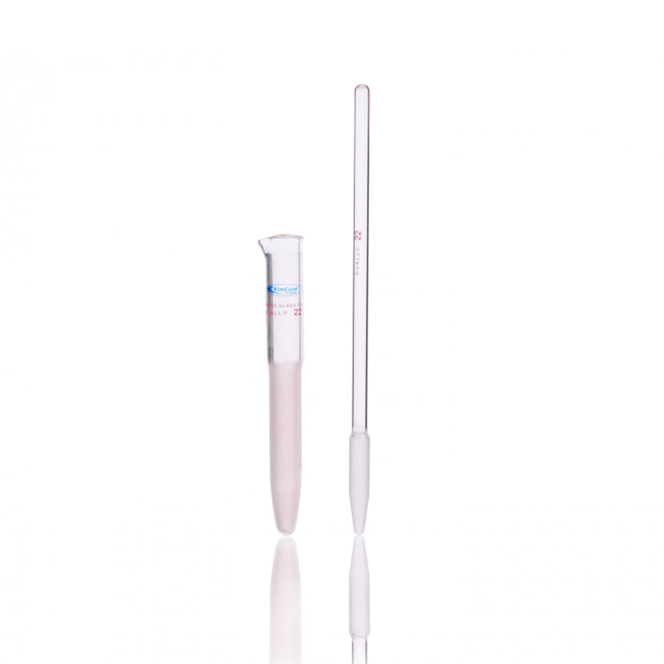 KIMBLE® KONTES® DUALL® Tissue Grinder, with Glass Pestle, and KimCote® Glass Tube