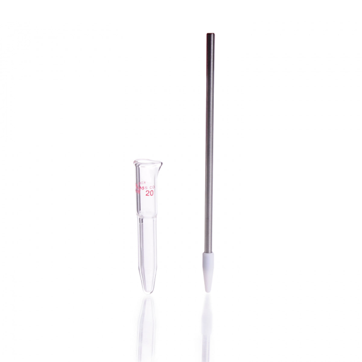 KIMBLE® KONTES® DUALL® Tissue Grinder, with PTFE Pestle and Glass Tube, Pestle and Tube