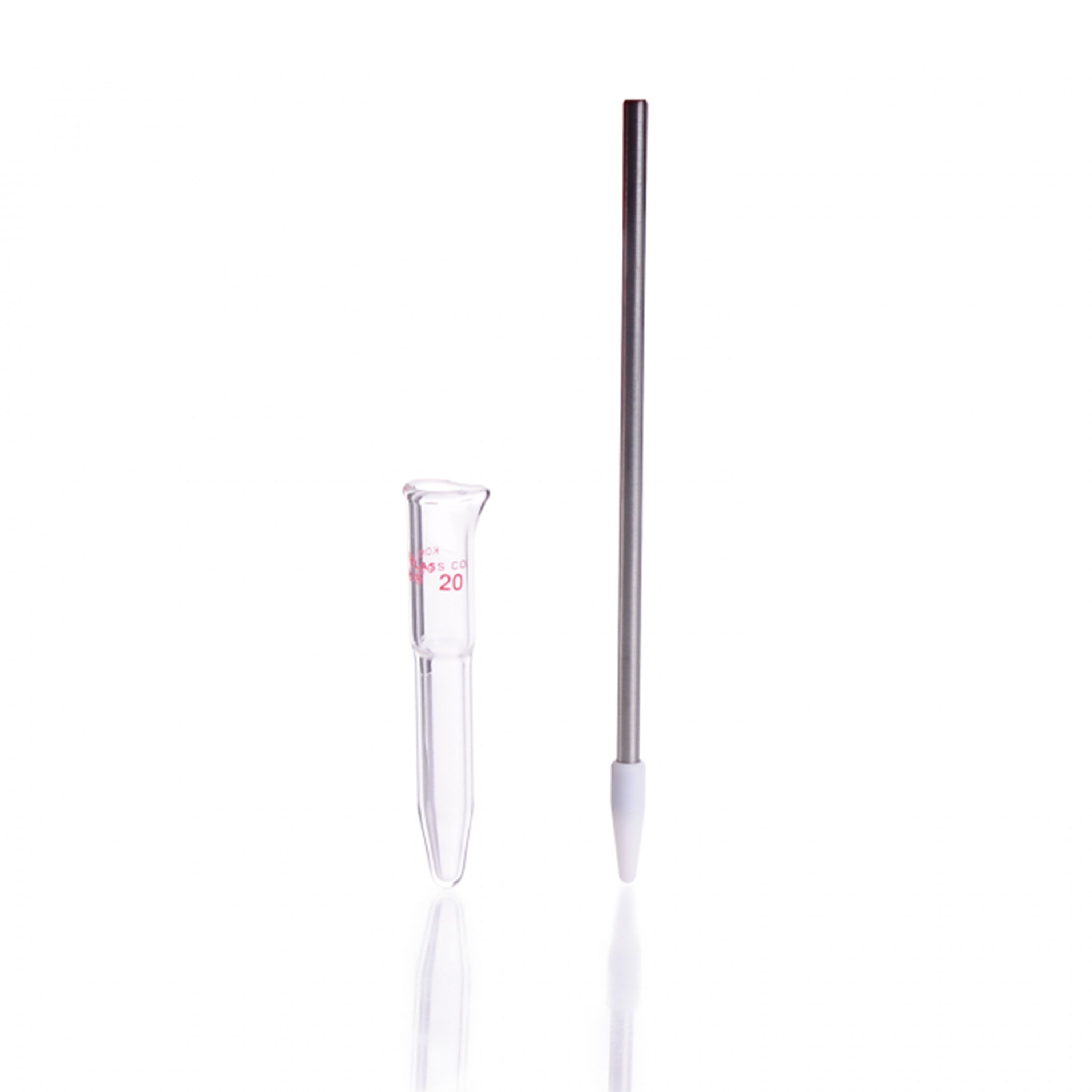 KIMBLE® KONTES® DUALL® Tissue Grinder, with PTFE Pestle and Glass Tube, Pestle and Tube
