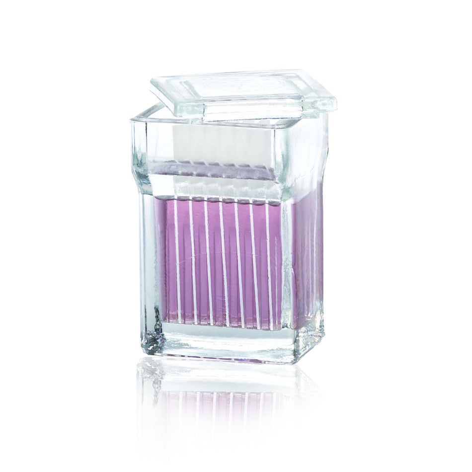 WHEATON® 8-16 Slide Staining Jar with Cover