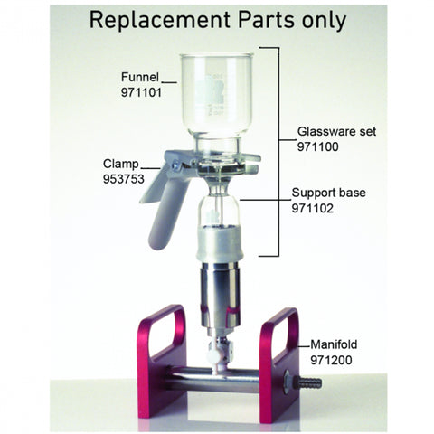 KIMBLE® KONTES® SPE, Glassware Set, Replacement Parts