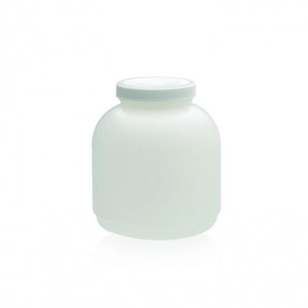 WHEATON® HDPE Wide Mouth Round Bottle, PP cap with foamed PE liner, 2000 mL
