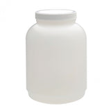 WHEATON® HDPE Wide Mouth Round Bottle, PP cap with foamed PE liner, 3840 mL