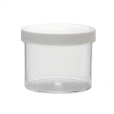 WHEATON® Clear Polystyrene Jar, PP cap with foamed PE liner, 1000 mL