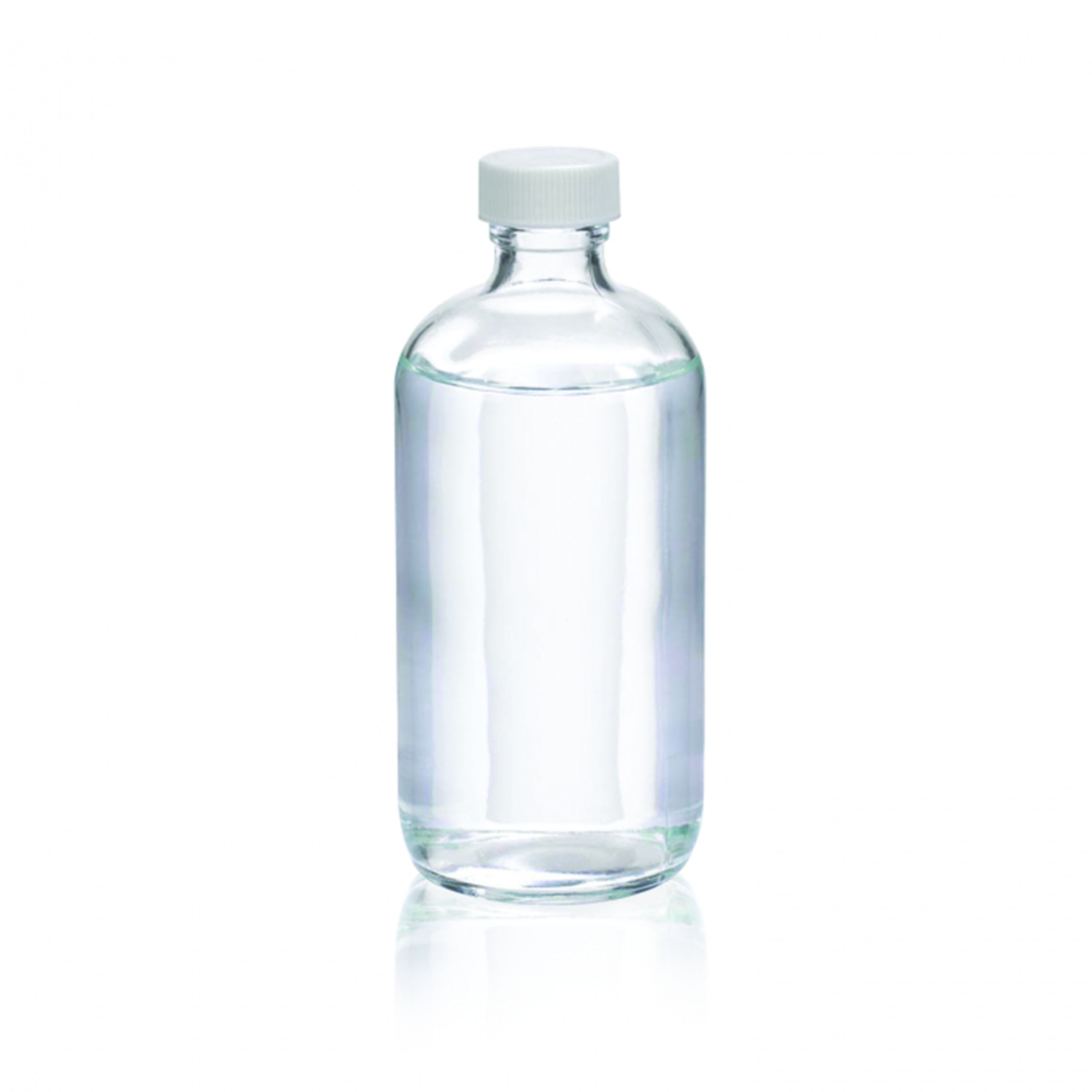 WHEATON® Boston Round Bottle, Clear, 8oz