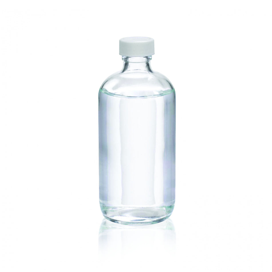 WHEATON® Boston Round Bottle, Clear, 8oz