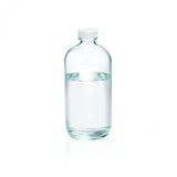WHEATON® Boston Round Bottle, 16oz, clear, white Polypropylene, Poly-Vinyl