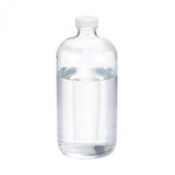 WHEATON® Boston Round Bottle, 32oz, clear, white Polypropylene, PTFE faced foamed Polyethylene