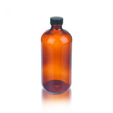 WHEATON® Boston Round Bottle, Amber, 16oz