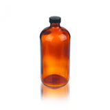 WHEATON® Boston Round Bottle, Amber, 32oz