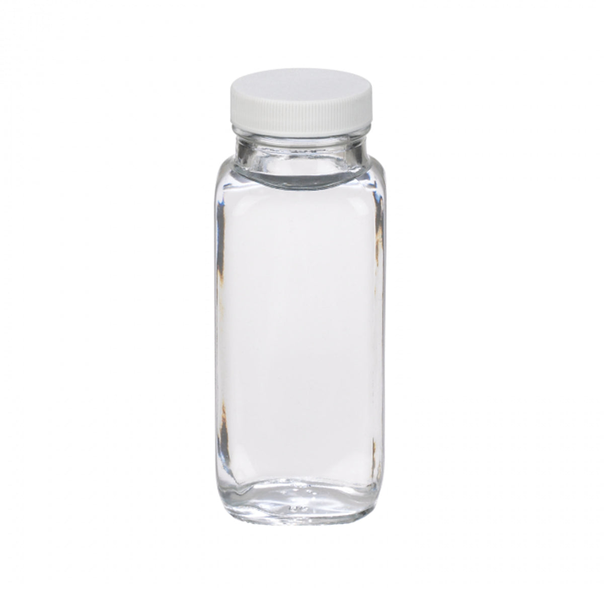 WHEATON® French Square Bottle, 8oz, Poly Vinyl Lined