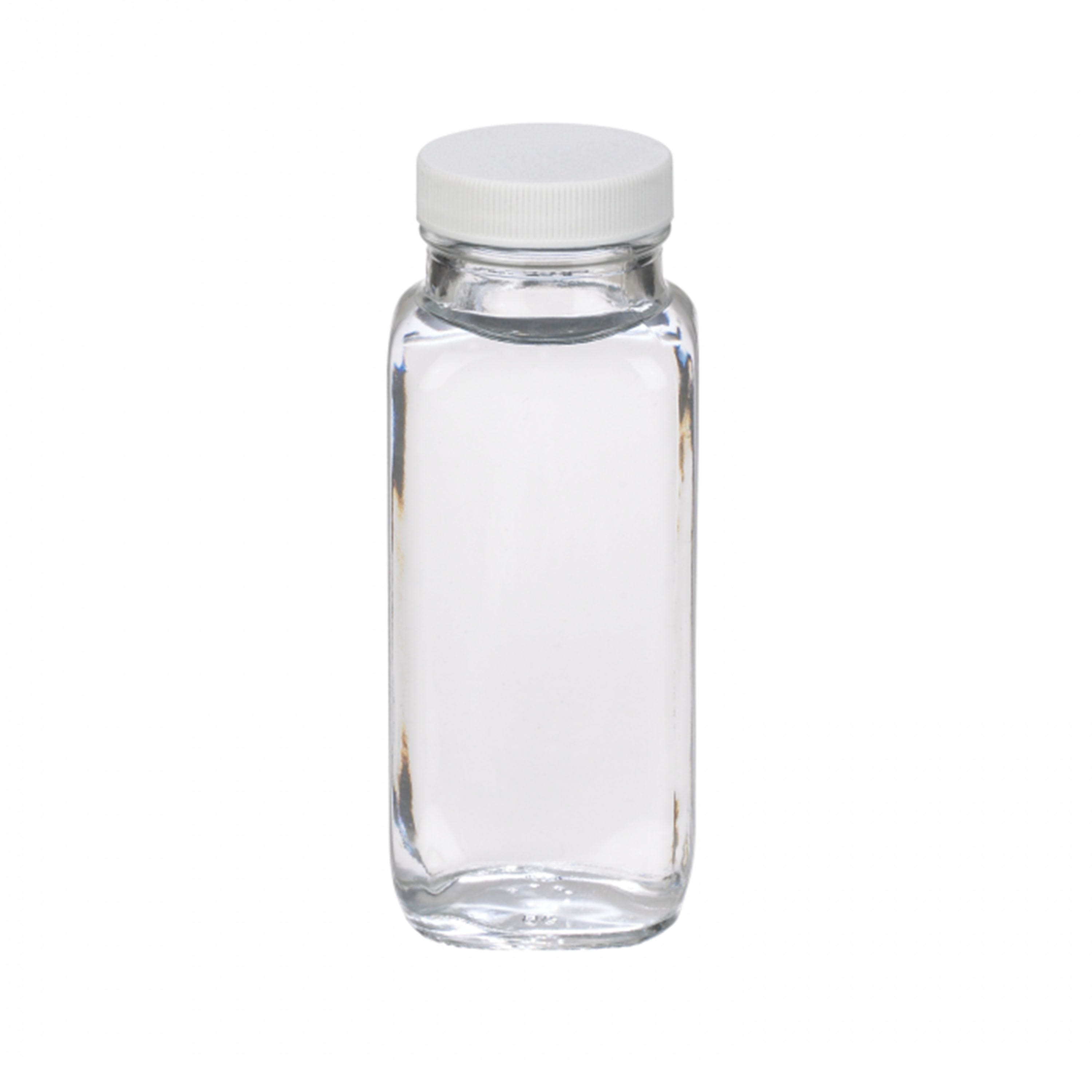 WHEATON® French Square Bottle, 8oz, Poly Vinyl Lined