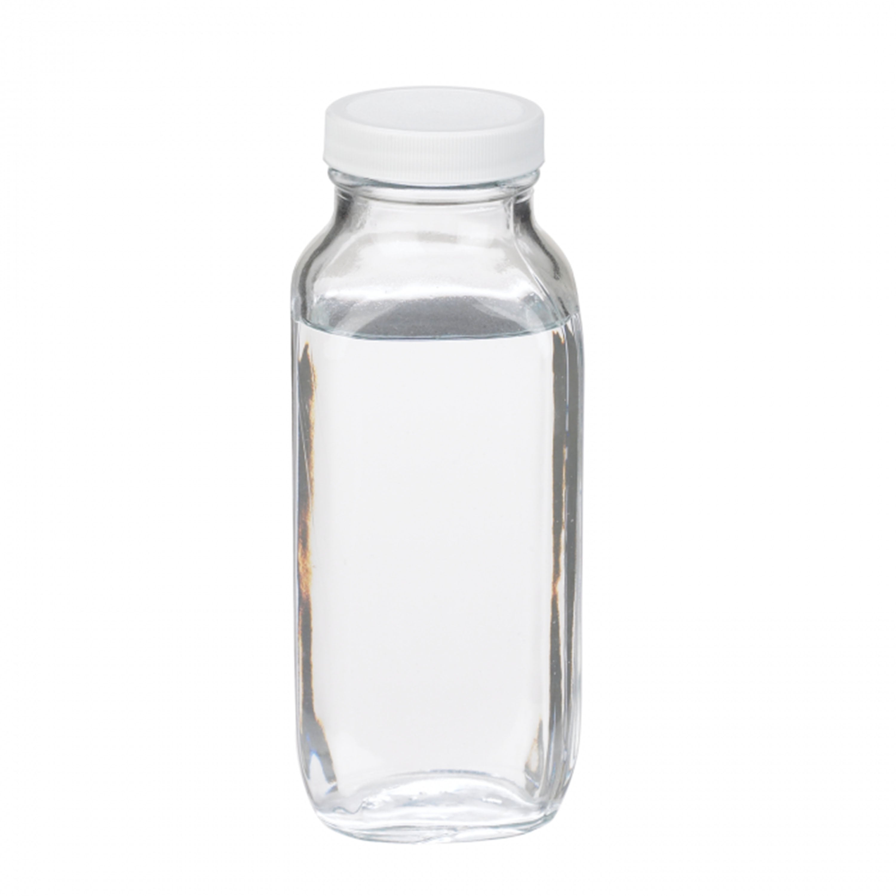 WHEATON® French Square Bottle, 16 oz, Poly Vinyl Lined