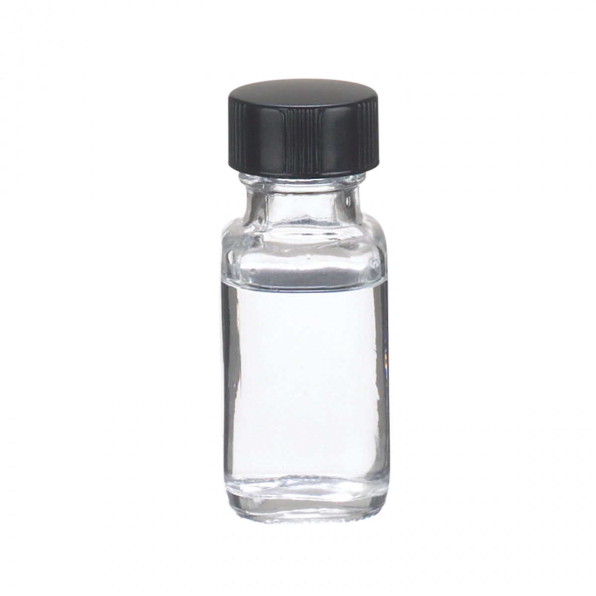 WHEATON® French Square Bottle, 0.5oz, Rubber Lined