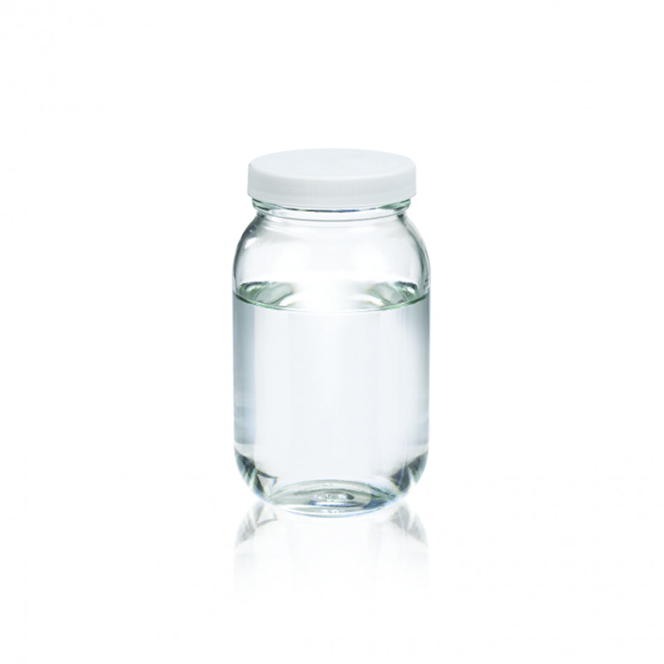 WHEATON® Standard Clear Wide Mouth bottle, 16oz / 500 ml