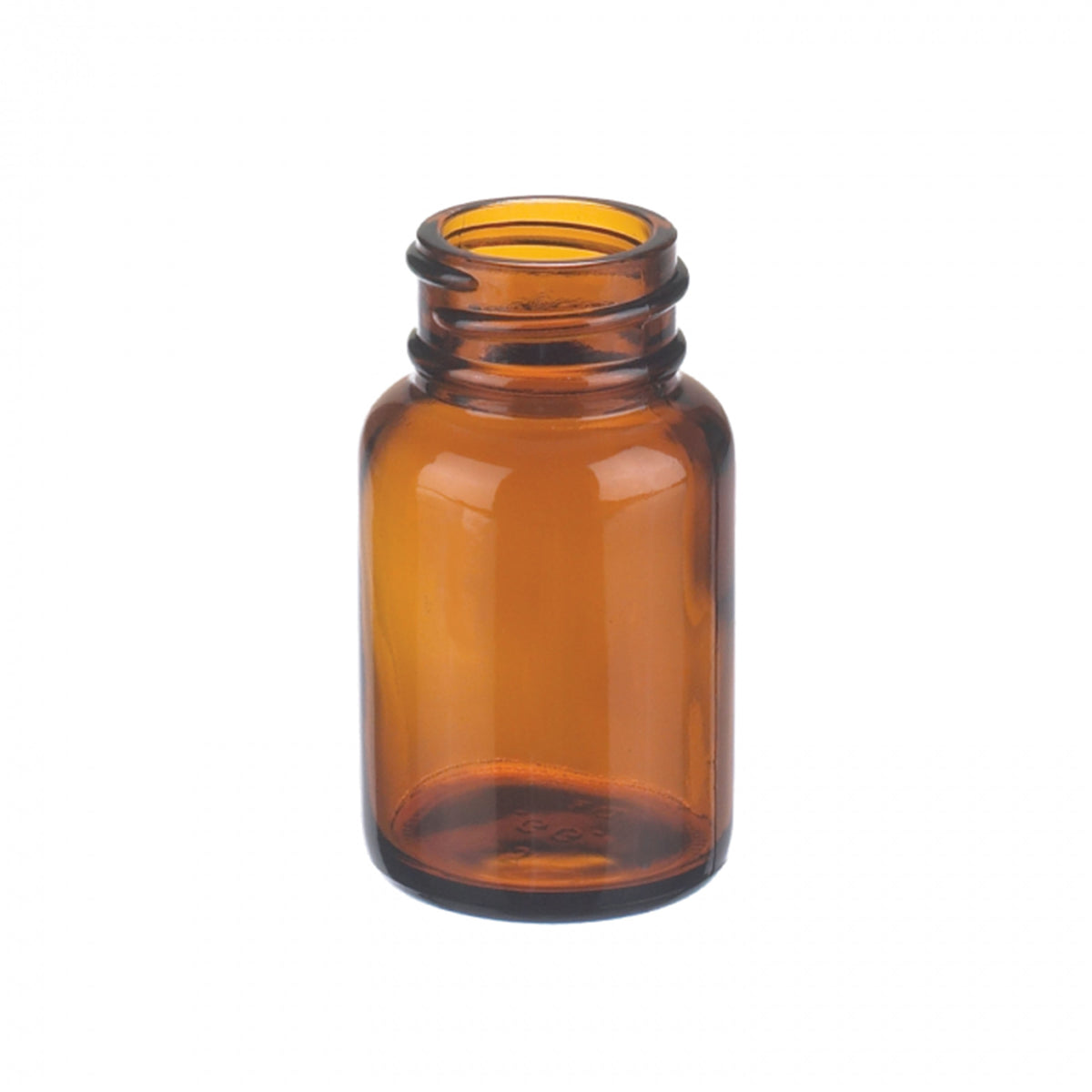 WHEATON® Wide Mouth Type III Amber Packer, 1oz, Without Cap