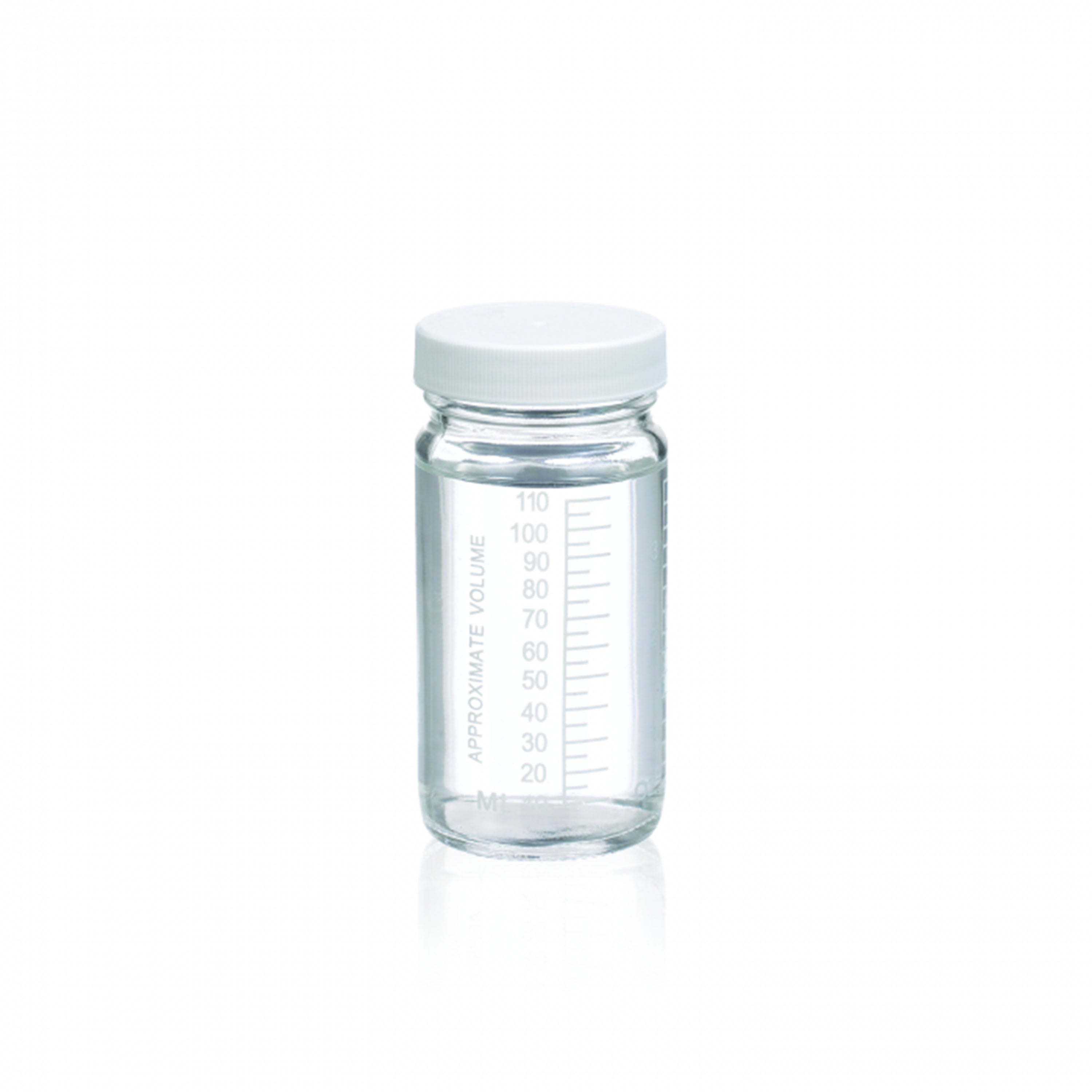 WHEATON® VALUMETRIC™ Graduated Bottle, 4oz, PV Lined