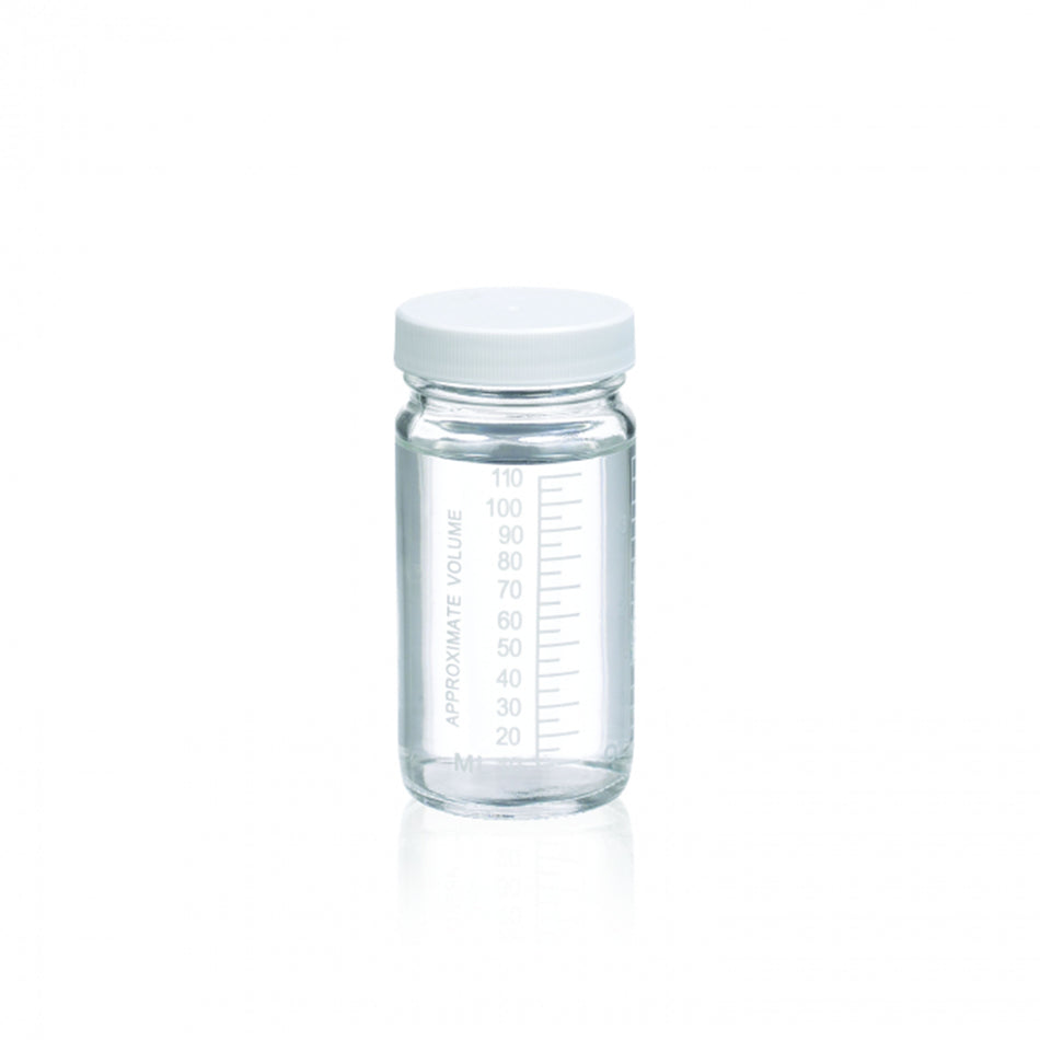 WHEATON® VALUMETRIC™ Graduated Bottle, 4oz, PV Lined