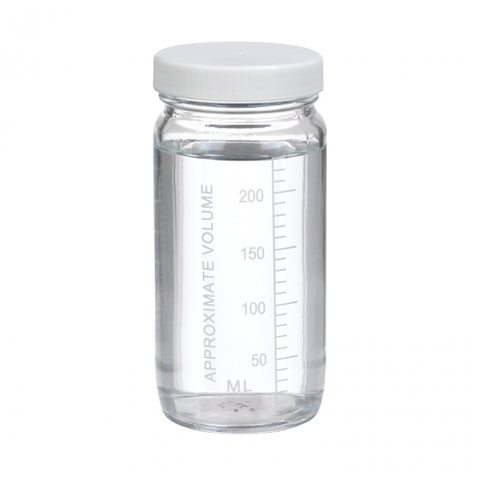 WHEATON® VALUMETRIC™ Graduated Bottle, 8oz, PV Lined