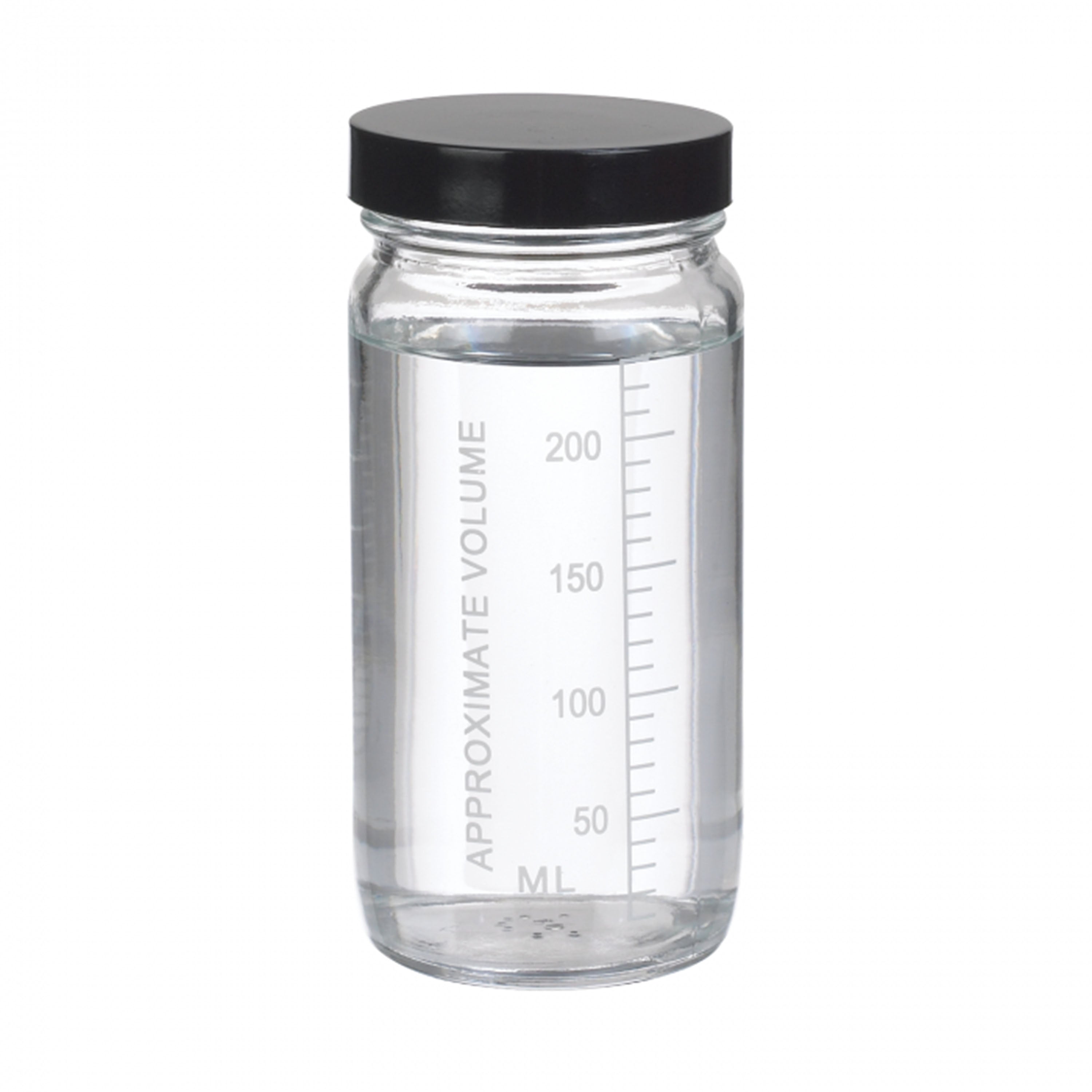 WHEATON® VALUMETRIC™ Graduated Bottle, 8oz, Rubber Lined