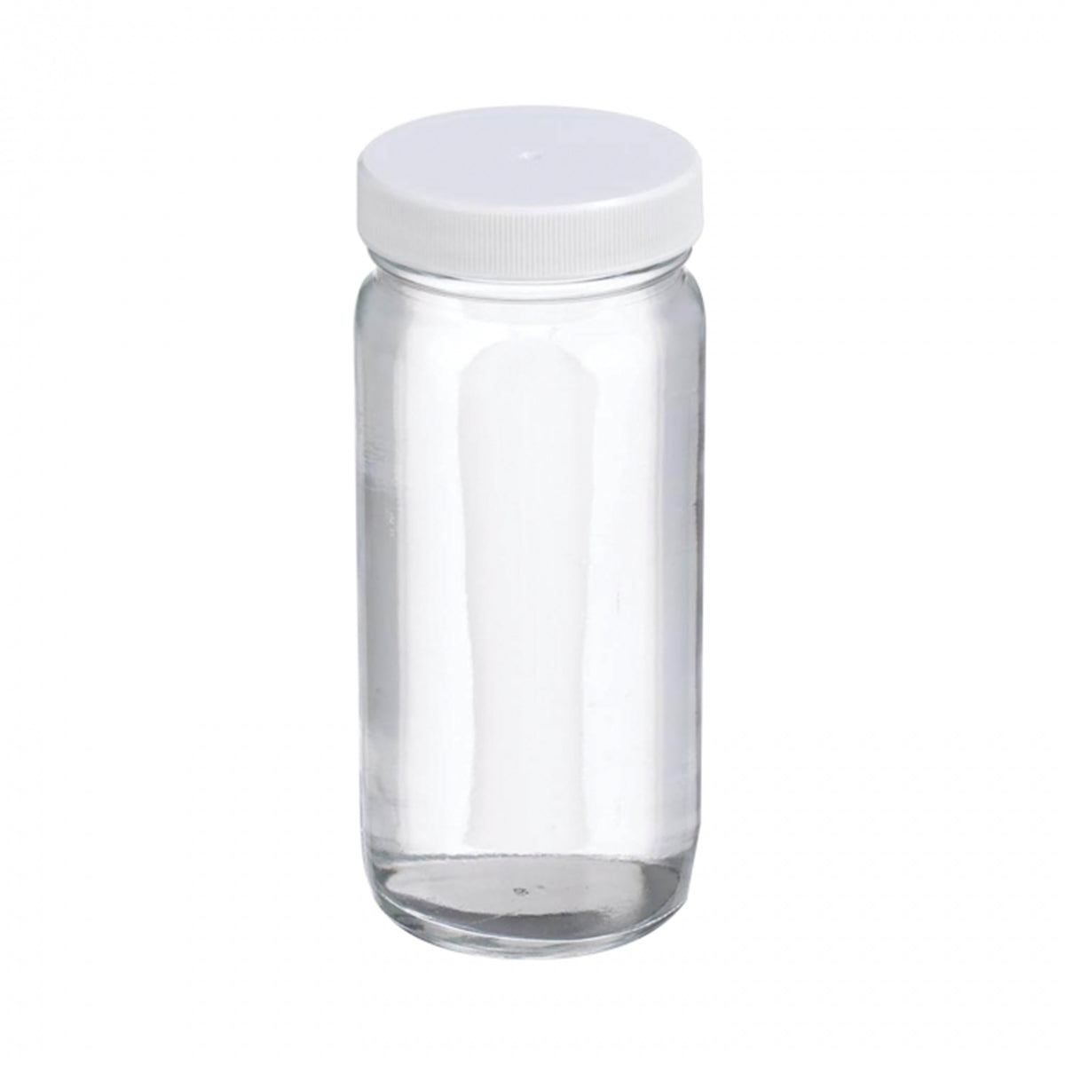 WHEATON® AC Round Bottle, 250 mL, PTFE Faced Foamed Polyethylene