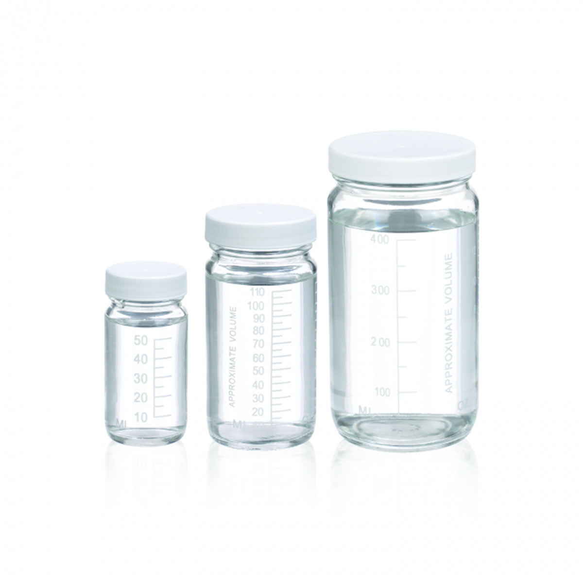 WHEATON® VALUMETRIC™ Graduated Bottle, 4oz, Foil Lined
