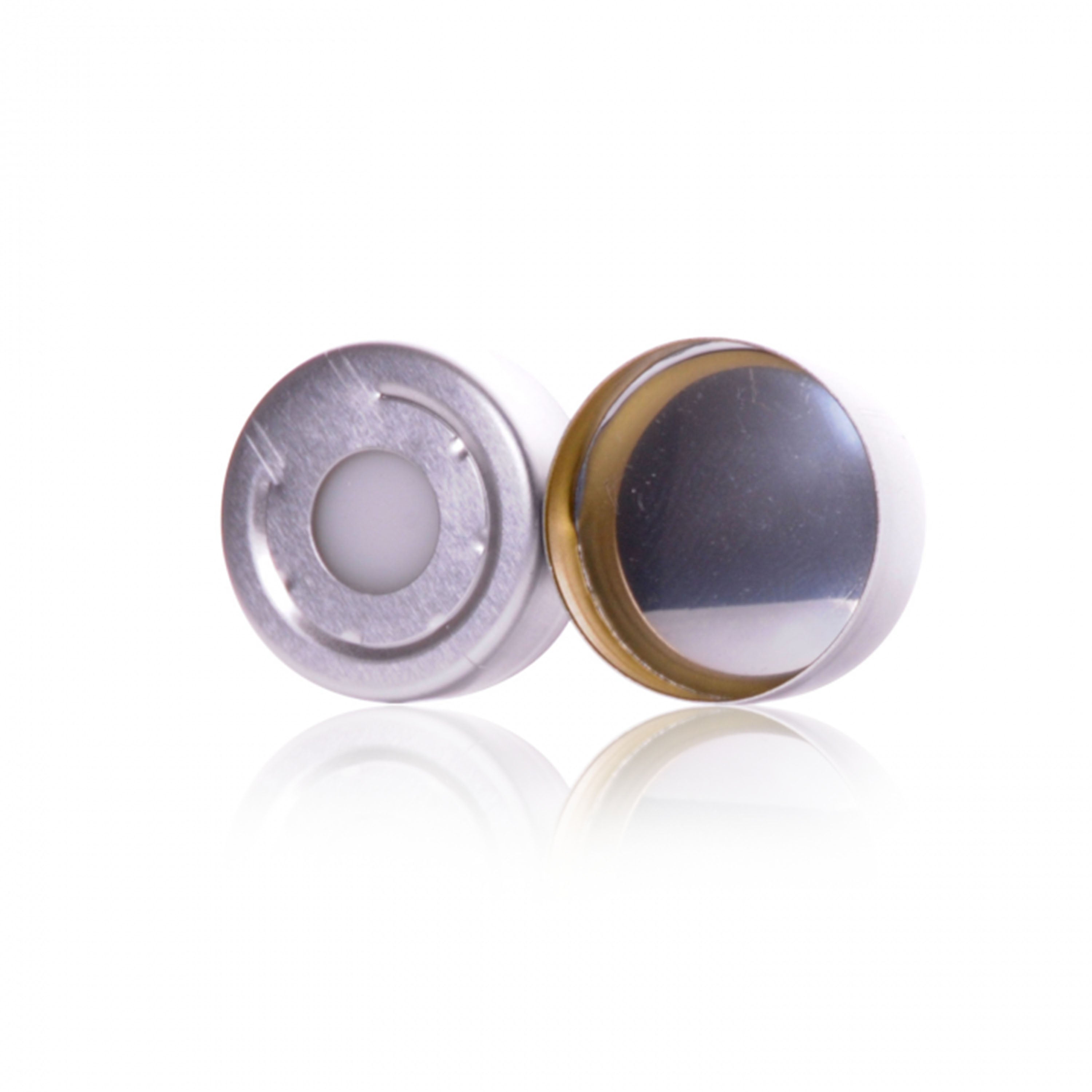 WHEATON® µL MicroLiter® Headspace Seal, Pressure Release, Aluminum Faced Silicone Septa