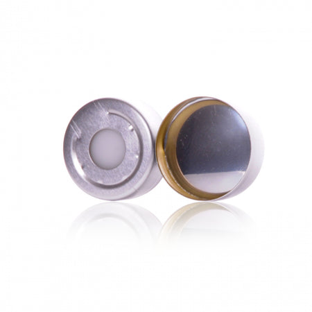 WHEATON® µL MicroLiter® Headspace Seal, Pressure Release, Aluminum Faced Silicone Septa