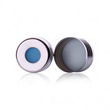 WHEATON® Headspace Screw Thread Closure, White PTFE / Transparent Blue Silicone Septa