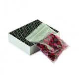 WHEATON® E-Z VIAL® 12 x 32mm Crimp Top Convenience Packs, Amber With Patch, PTFE / Red Rubber, Red