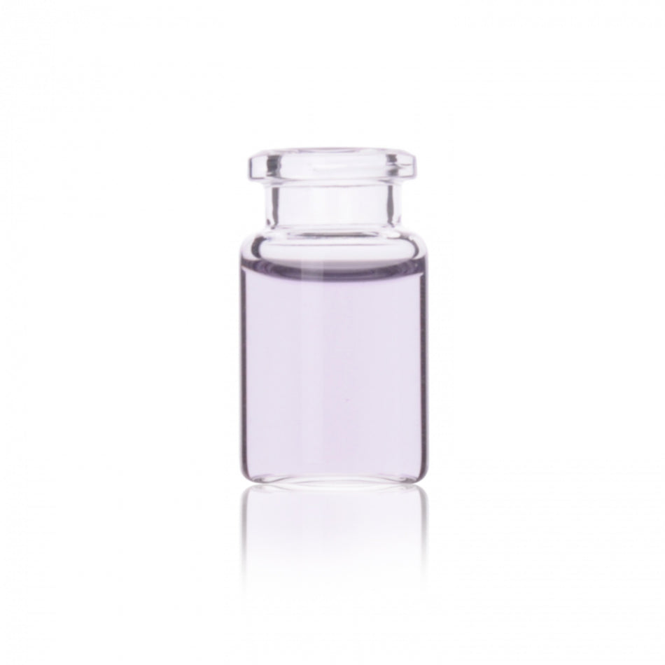 WHEATON® Crimp Top Headspace Vial, Flat Bottom, Beveled Finish, 6 mL