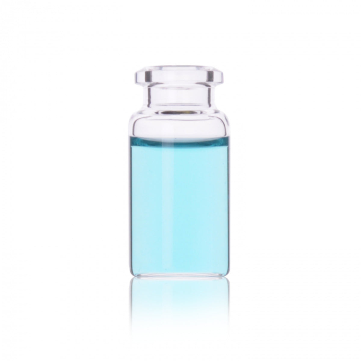 WHEATON® Crimp Top Headspace Vial, Flat Bottom, Beveled Finish, 10 mL