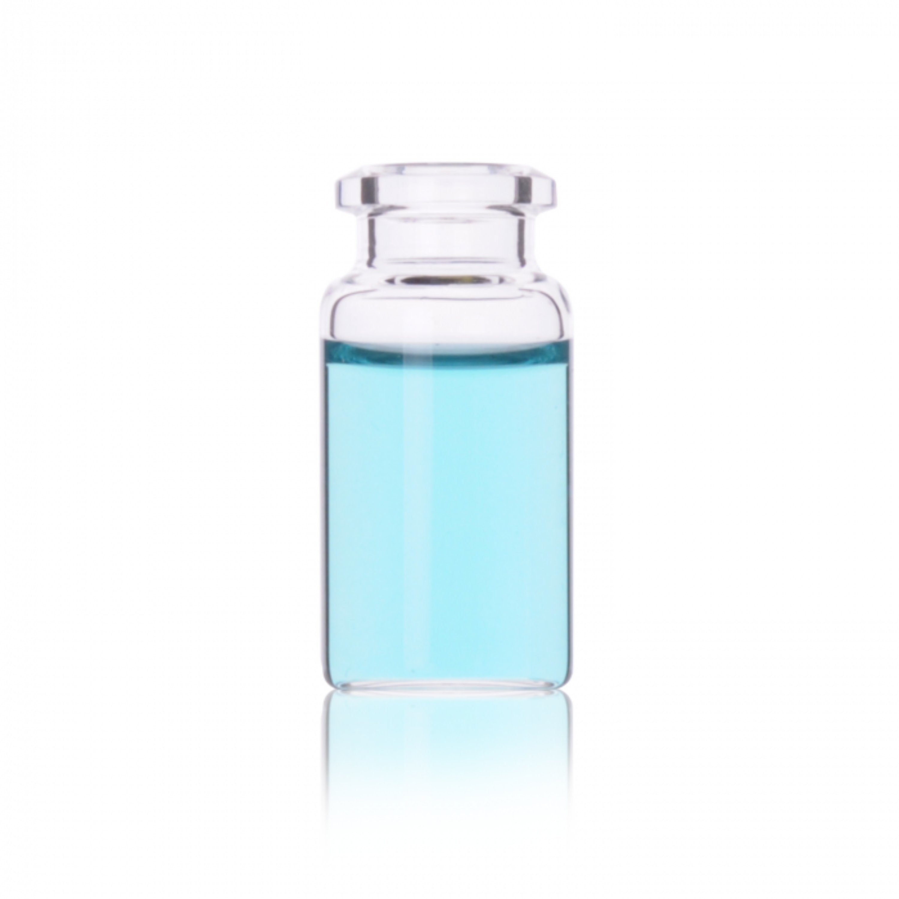 WHEATON® Crimp Top Headspace Vial, Flat Bottom, Beveled Finish, 10 mL