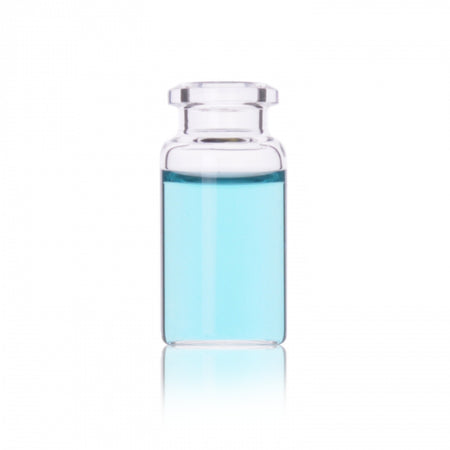 WHEATON® Crimp Top Headspace Vial, Flat Bottom, Beveled Finish, 10 mL