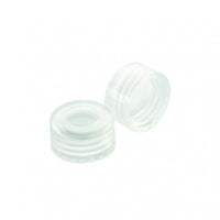 WHEATON® 9 mm ABC Screw Cap, With Red PTFE / White Silicone Liners, Natural PP