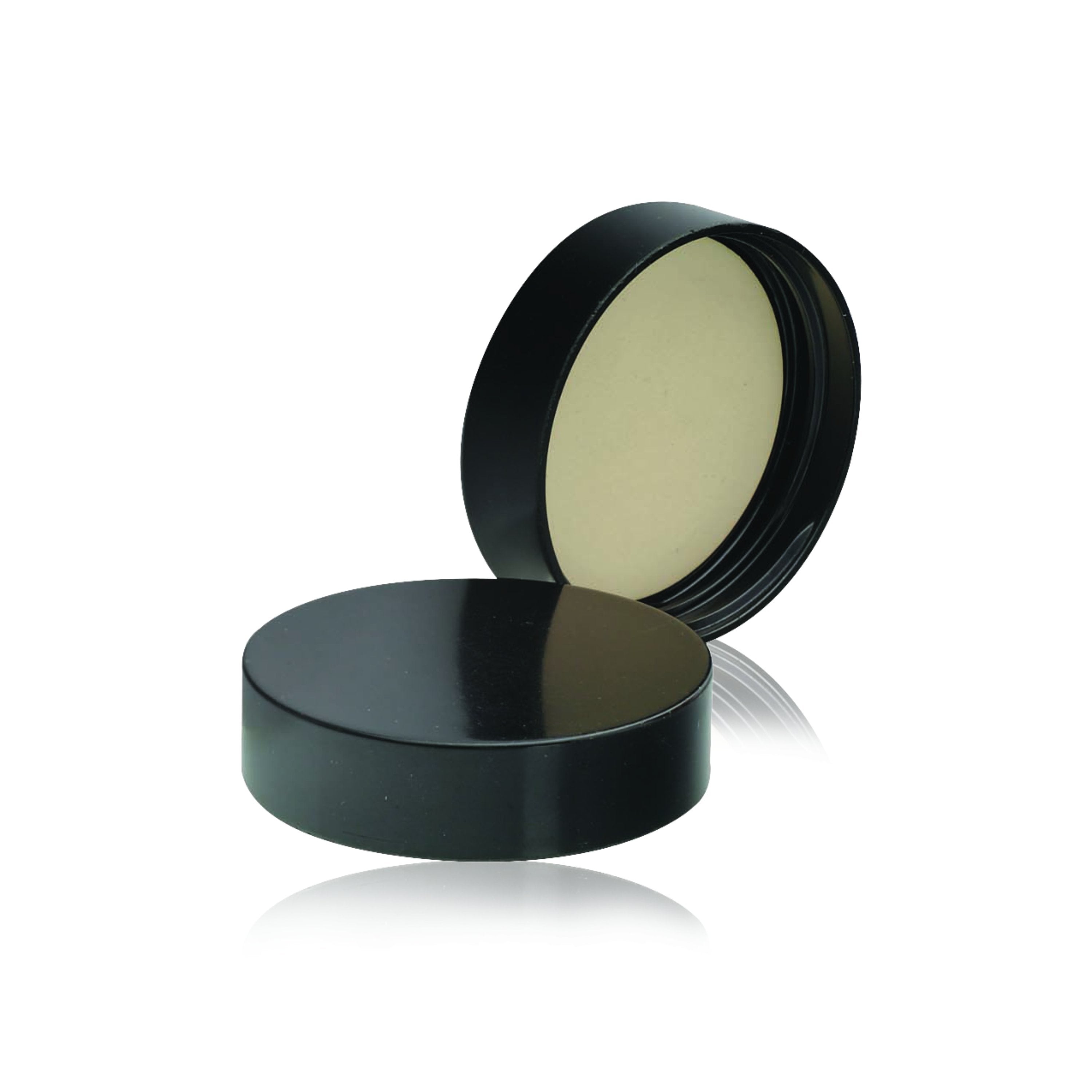 WHEATON® Black Phenolic Screw Cap, 14B Rubber Liner, 48-400