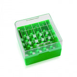 WHEATON® KEEPIT® Freezer Boxes, KeepIT®-25 For External Thread Vials, Green