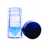 WHEATON® NextGen™ V Vial® 2mL, Graduated, Solid Top, Screw Cap, PTFE / 14B Rubber