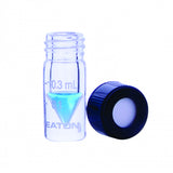 WHEATON® NextGen™ V Vial® 0.3mL, Graduated, Open Top, Screw Cap, PTFE / Silicone