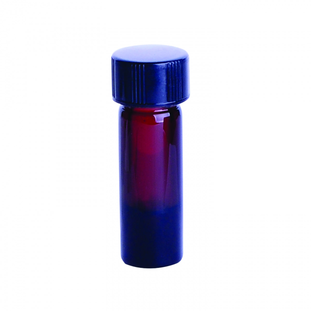 WHEATON® NextGen™ V Vial®, 1mL, Amber, Solid Top, Screw Cap, PTFE / 14B Rubber