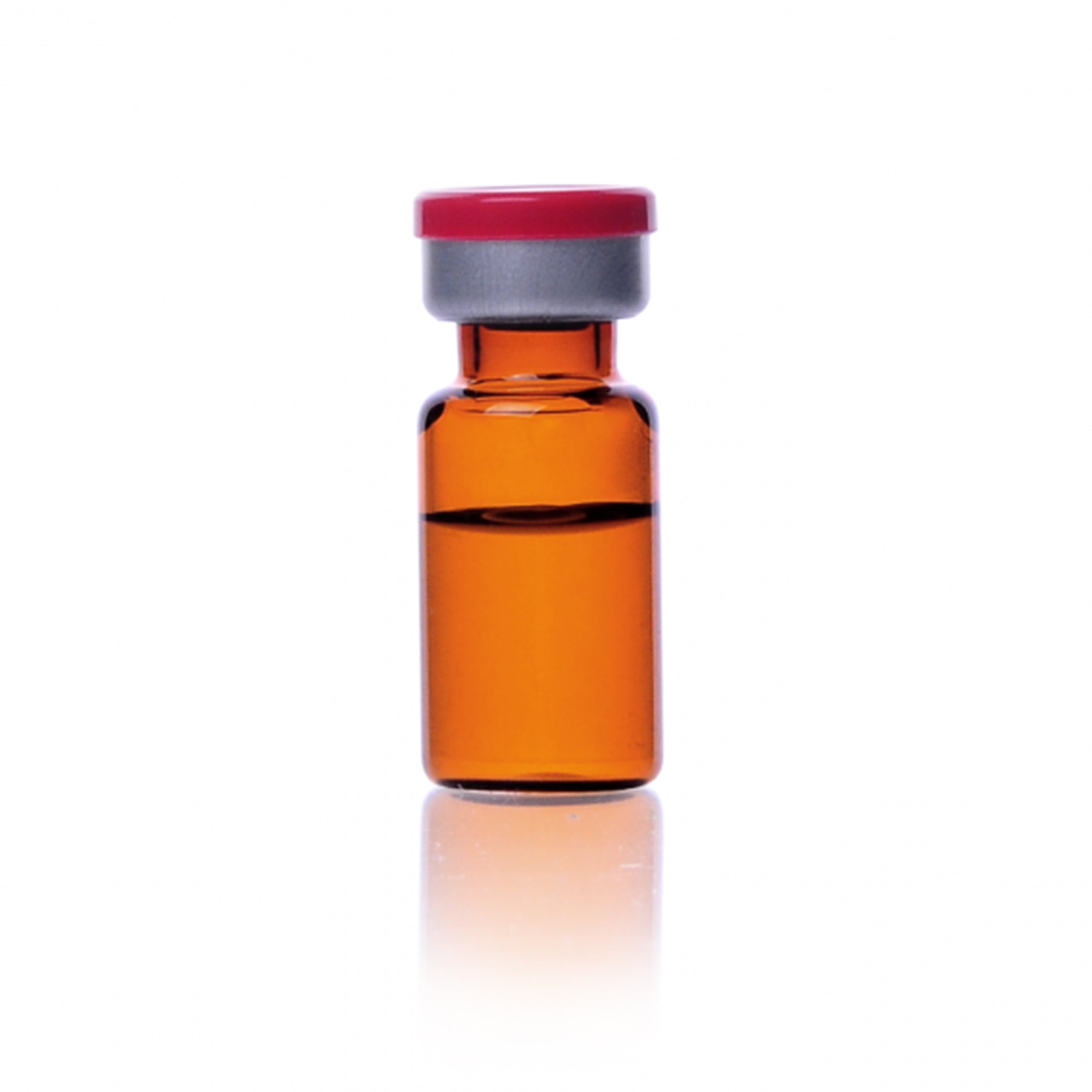 WHEATON® COMPLETEPAK Kit, 2mL Amber Sterile Vial (278), 13mm Ultra Pure Sterile Serum Stopper (285), Sterile Red Seal (285)