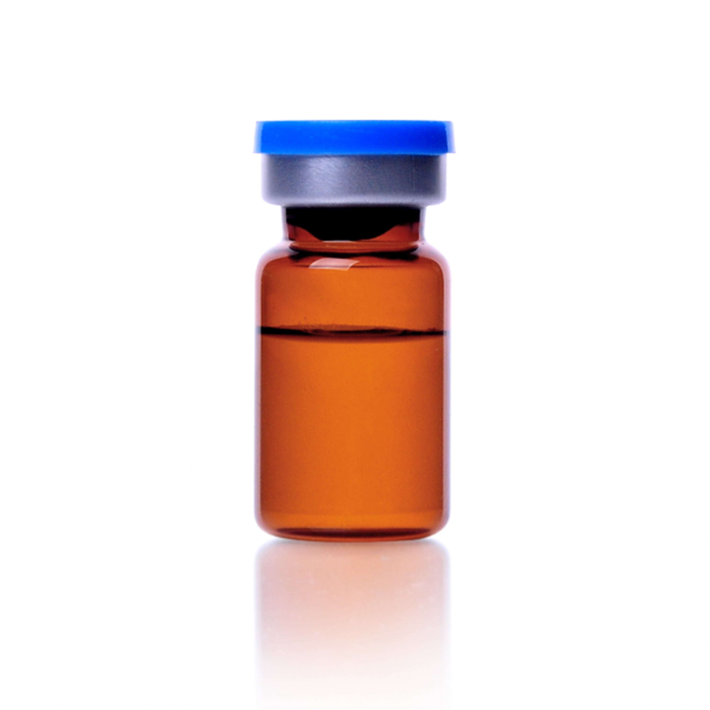 WHEATON® COMPLETEPAK Kit, 5mL Amber Sterile Vial (120), 20mm Ultra Pure Sterile Serum Stopper (125), Sterile Blue Seal (125)