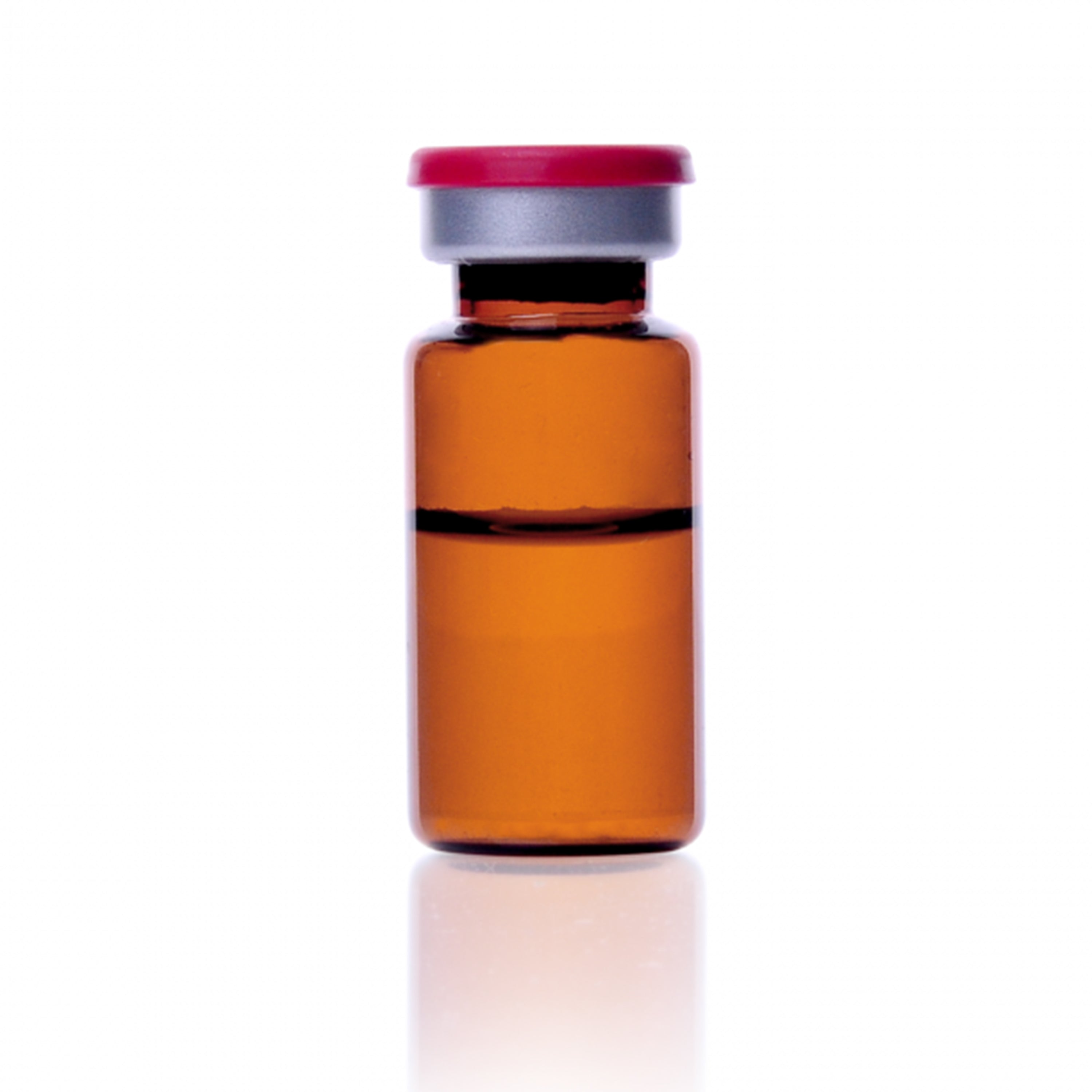 WHEATON® COMPLETEPAK Kit, 10mL Amber Sterile Vial (104), 20mm Ultra Pure Sterile Serum Stopper (125),Sterile Red Seal (125)