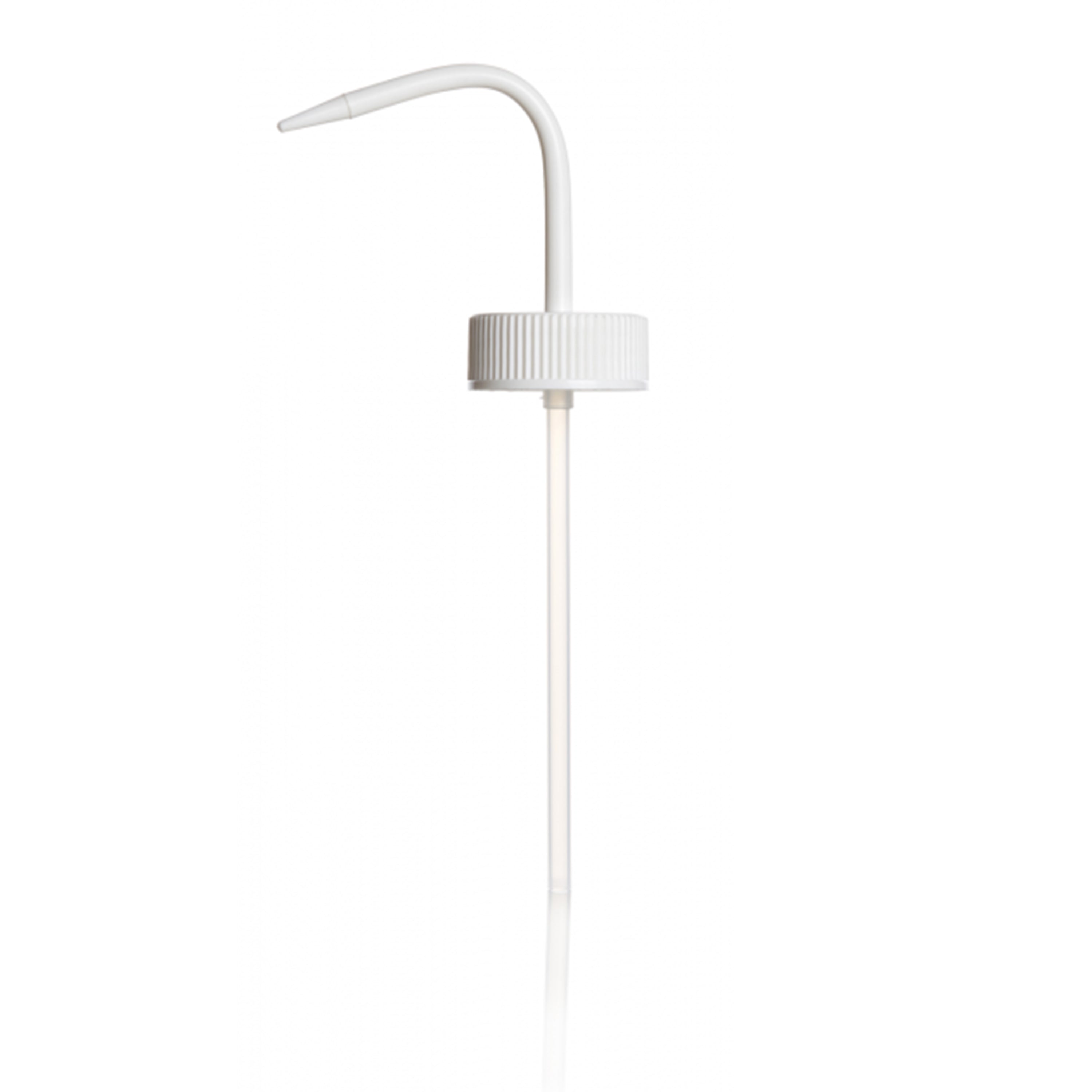 Screwcap for wide neck wash bottle, white