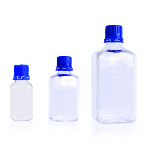 WHEATON® PETG, Media, Bottle, Sterile with PETG Tamper Evident Cap