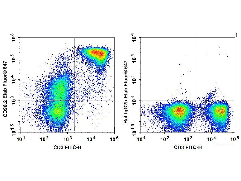 Elab Fluor® 647 Anti-Mouse CD90.2/Thy1.2 Antibody[30H12], Biomarkers, Elabscience Biotechnology, MSE Supplies