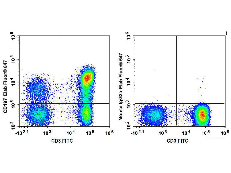 Elab Fluor® 647 Anti-Human CD197/CCR7 Antibody[G043H7], Biomarkers, Elabscience Biotechnology, MSE Supplies
